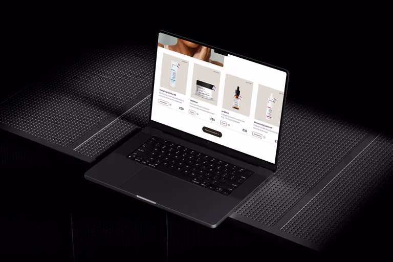 Digital design portfolio work featuring modern UI and responsive web development