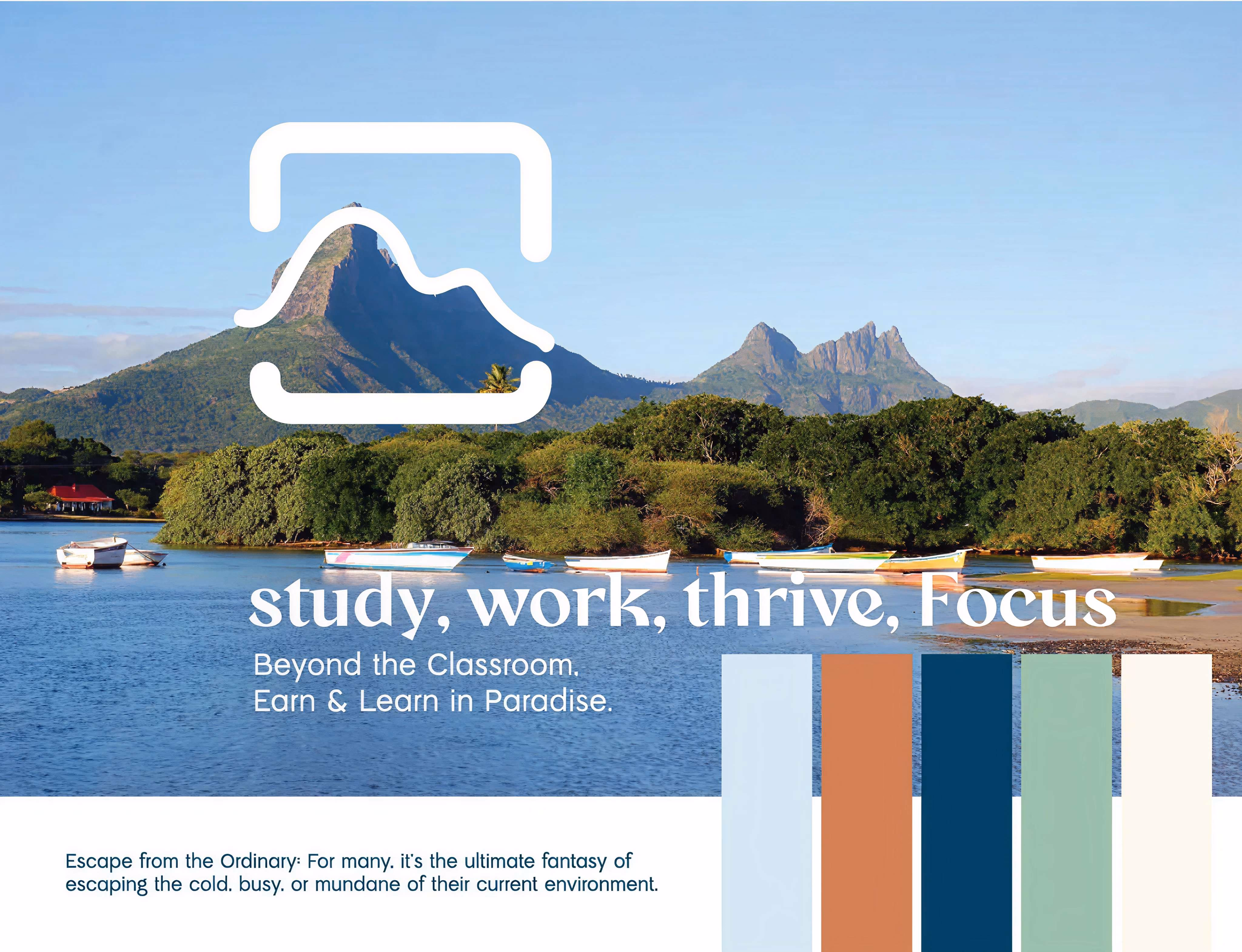 MauStudy brand identity design showcasing educational platform branding