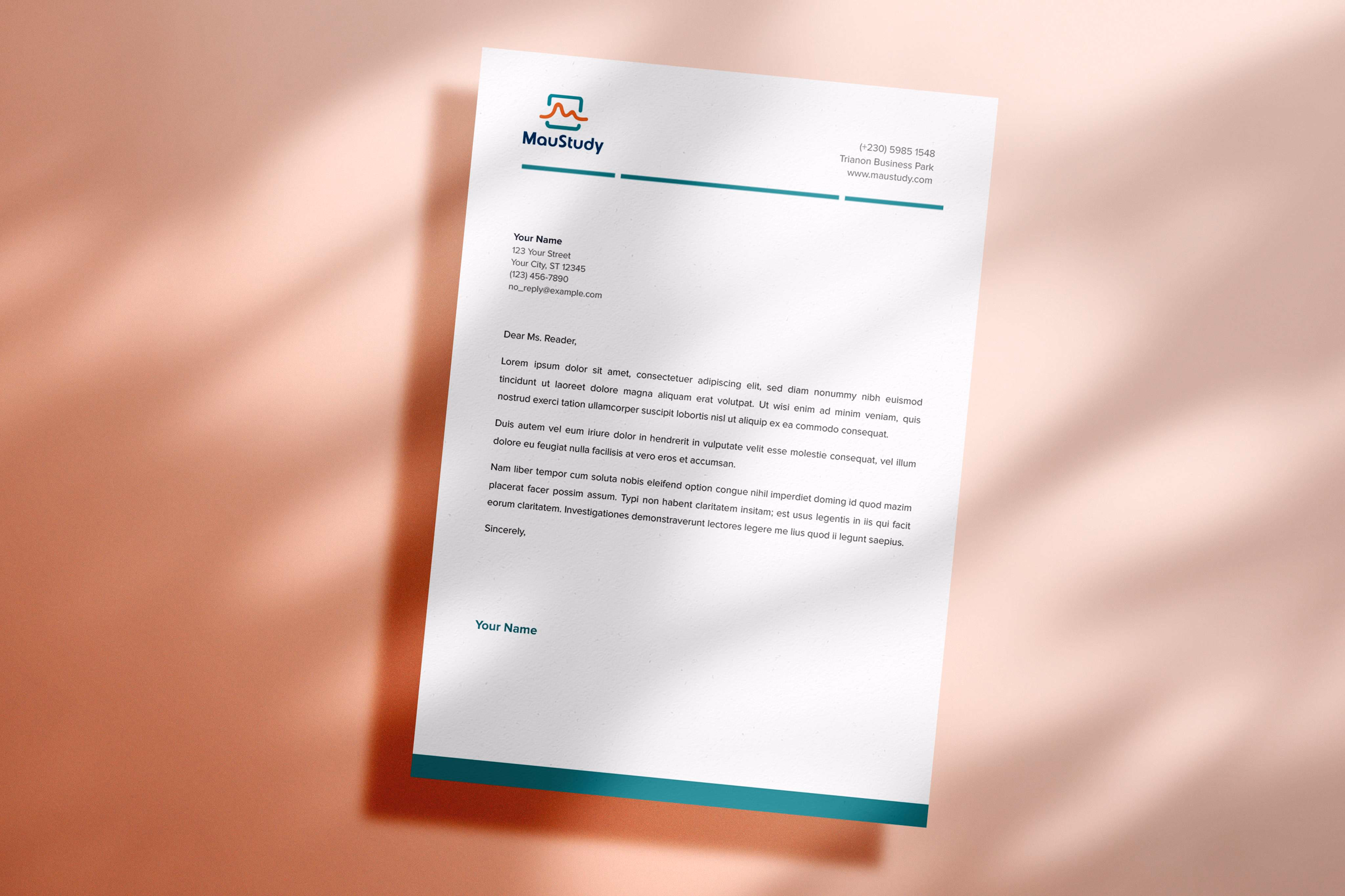 MauStudy brand application across digital and print media